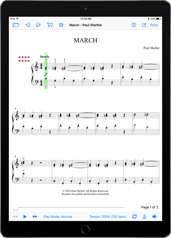 Merry and Mellow by Paul Sheftel  Super Score Sample