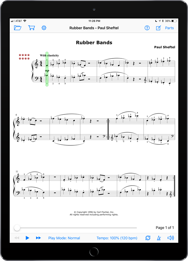 No-Part Inventions by Paul Sheftel  Super Score Sample