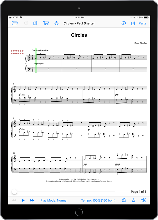 Piano Patterns by Paul Sheftel  Super Score Sample