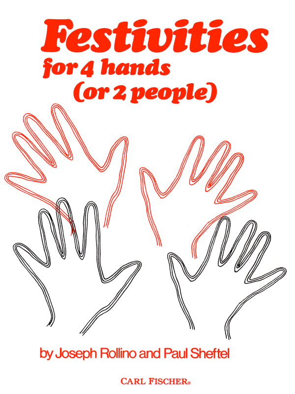 Festivities for 4 Hands by Joseph Rollino & Paul Sheftel-Cover