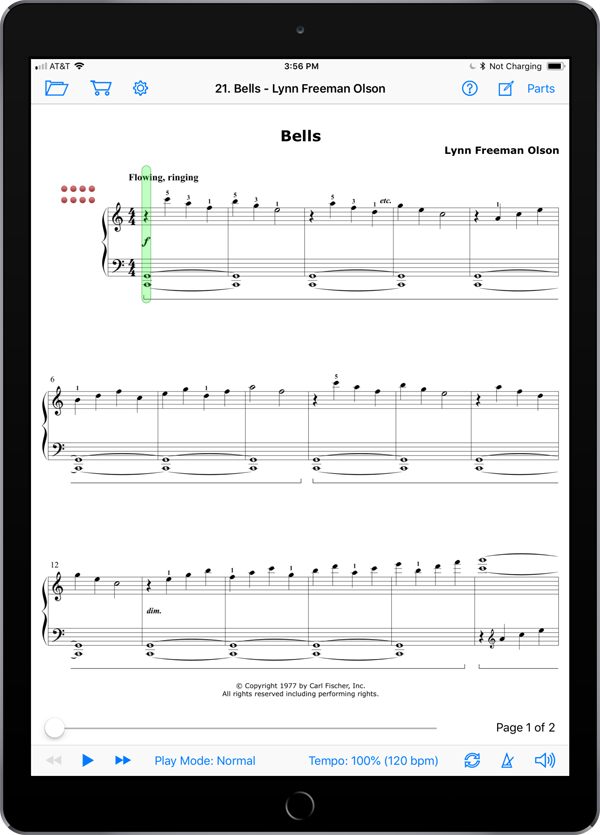 Finger Fitness by Lynn Freeman Olson  Super Score Sample