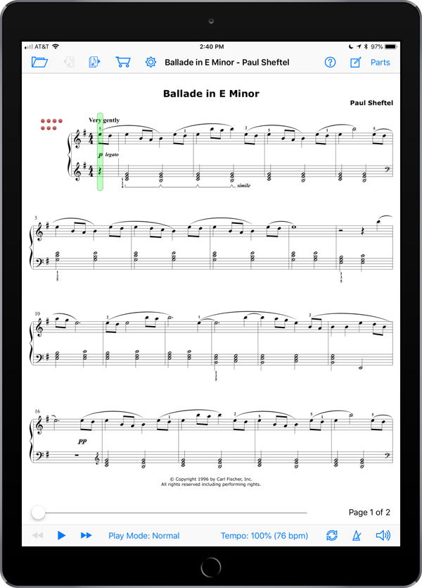 In Perfect Accord by Paul Sheftel  Super Score Sample