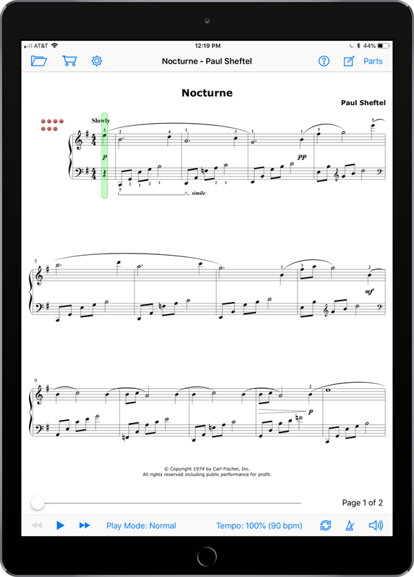 Nocturne by Paul Sheftel  Super Score Sample