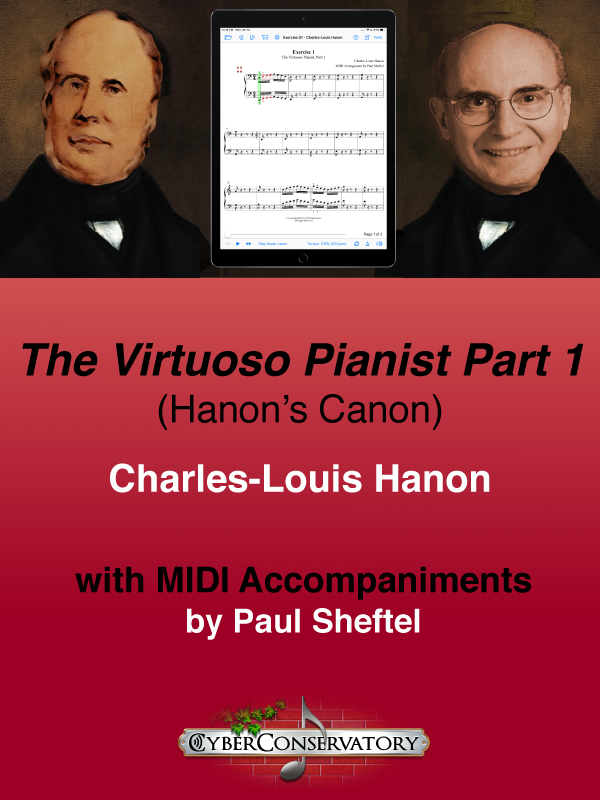 The Virtuoso Pianist Part 1 by Charles-Louis Hanon  Cover Art